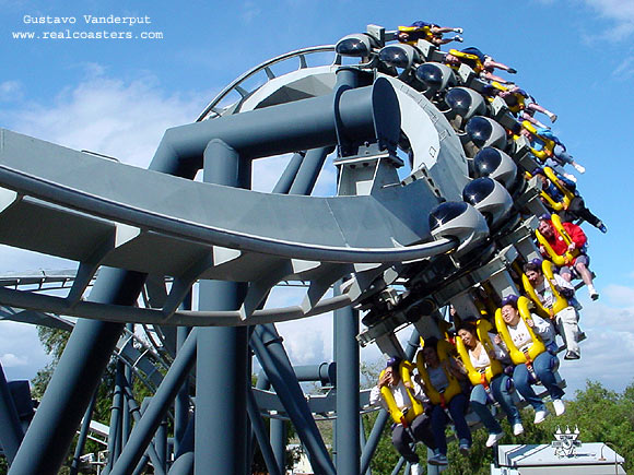 Batman: The Ride photo from Six Flags Magic Mountain