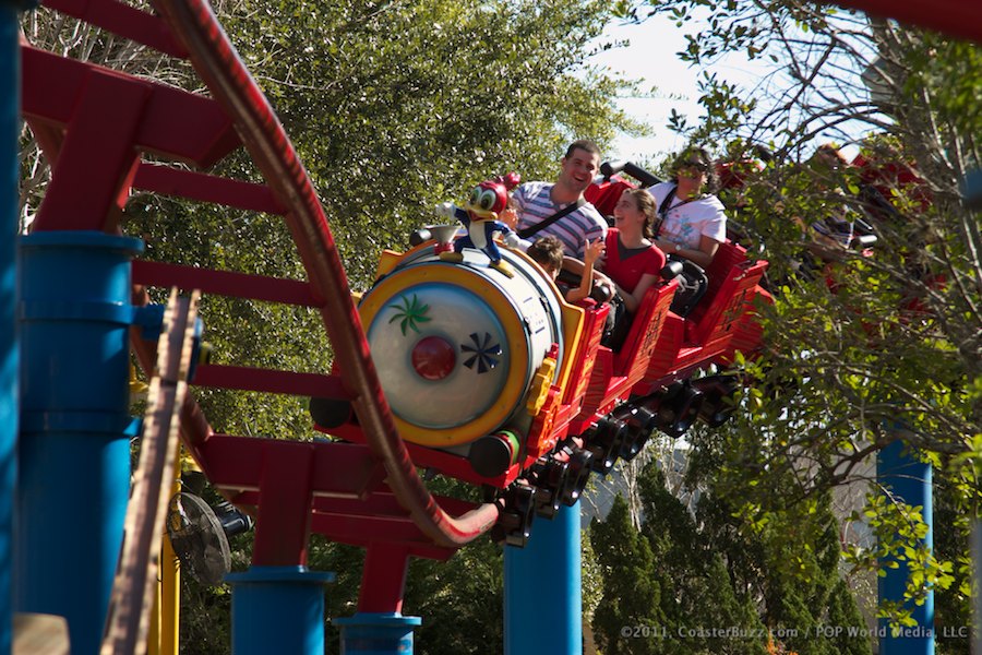 Woody Woodpecker Nuthouse Coaster photo from Universal Studios Florida