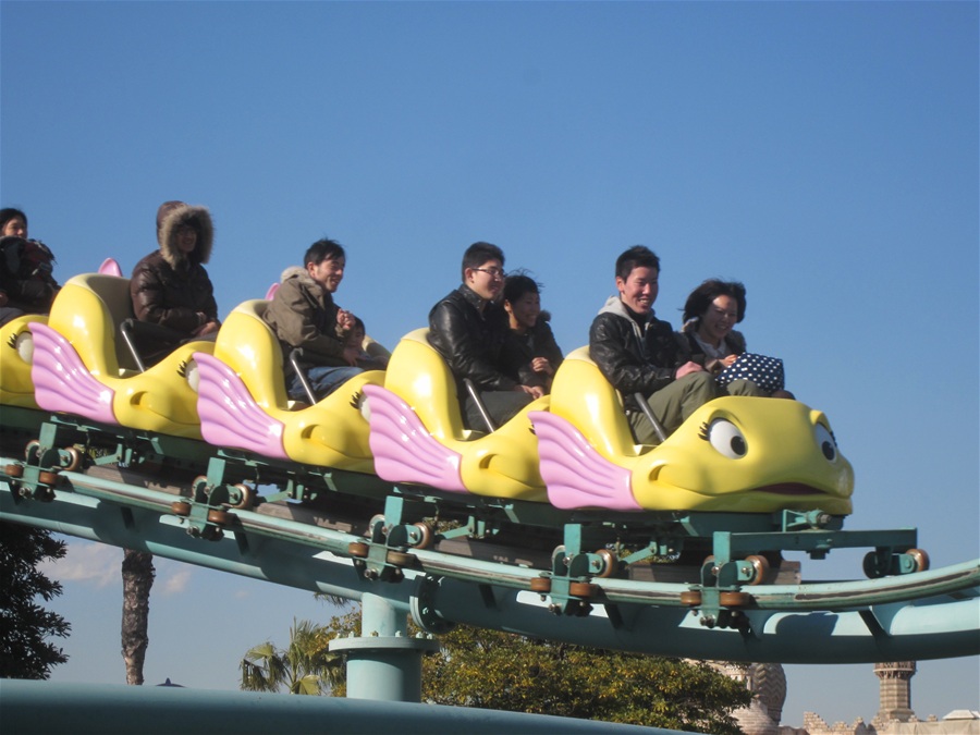 Flounder's Flying Fish Coaster photo from Tokyo DisneySea