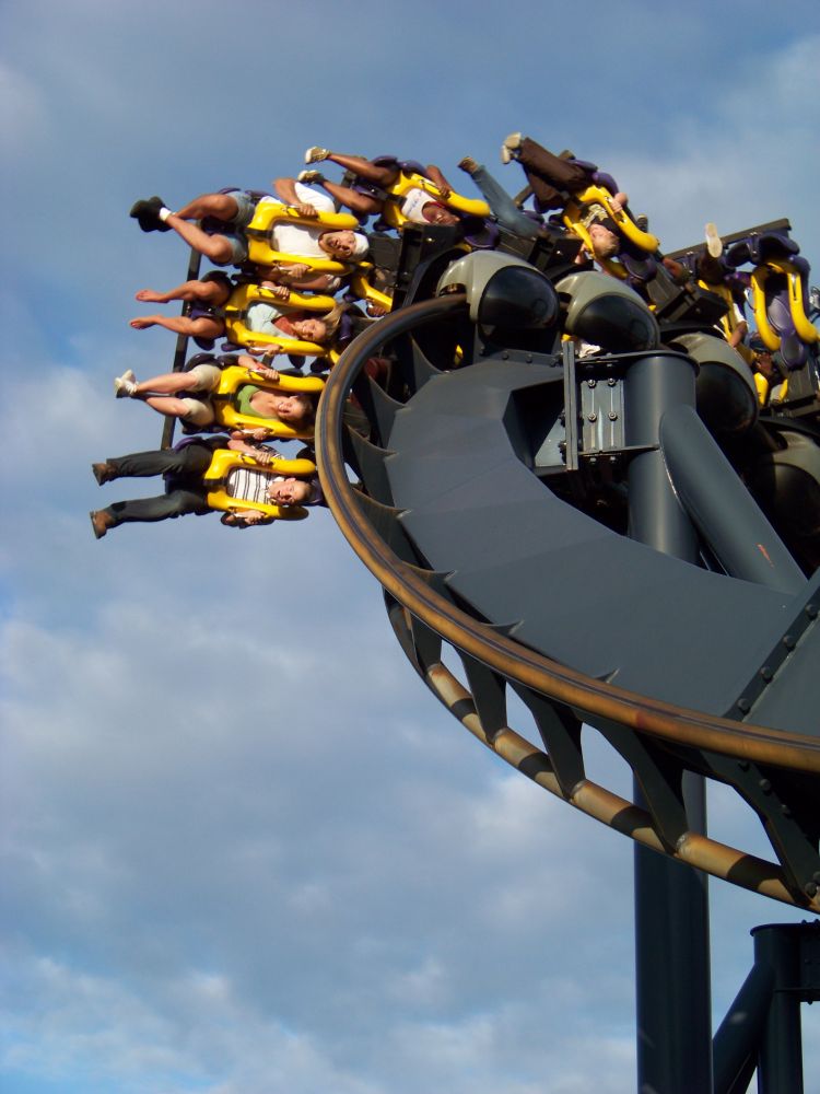 Batman: The Ride photo from Six Flags St. Louis - CoasterBuzz