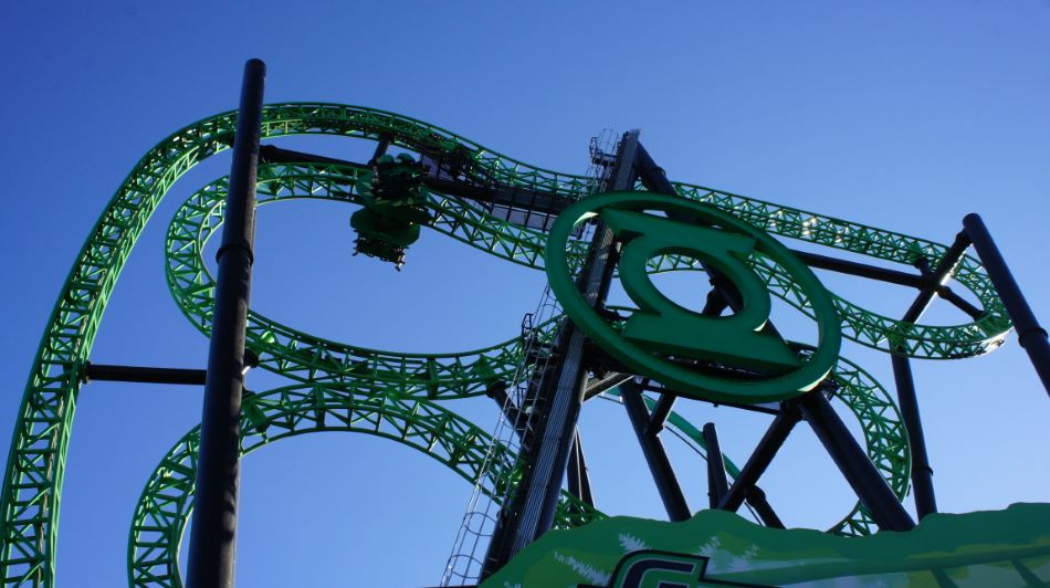 Green Lantern: First Flight photo from Six Flags Magic Mountain