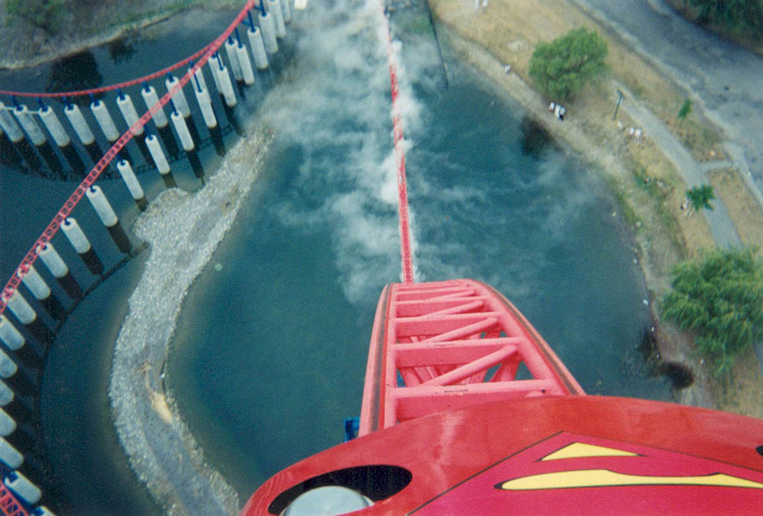 Superman: Ride of Steel photo from Six Flags Darien Lake