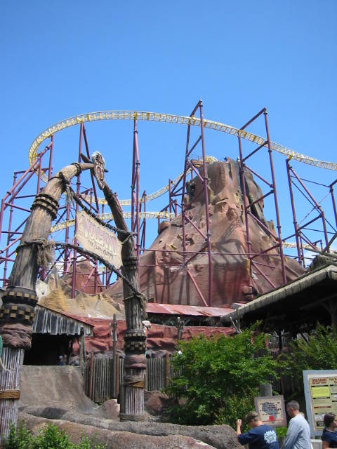 Volcano: The Blast Coaster photo from Kings Dominion