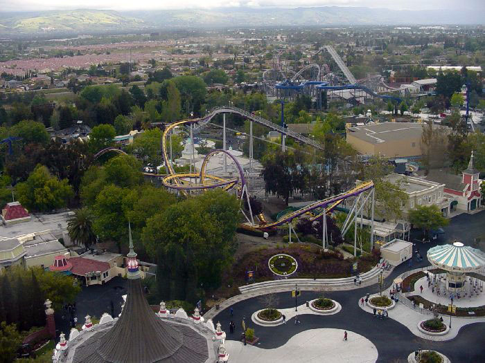 Vortex photo from California's Great America