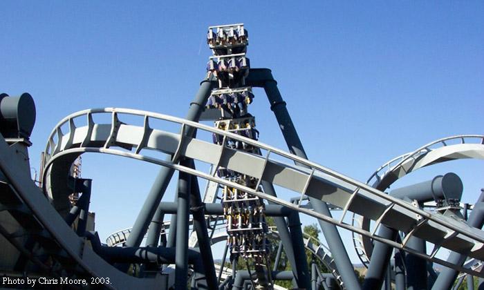 Batman: The Ride photo from Six Flags Magic Mountain