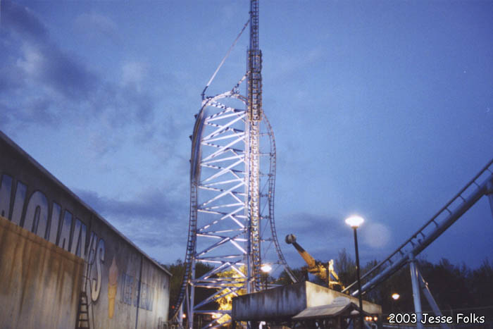 Mr. Freeze: Reverse Blast photo from Six Flags St. Louis