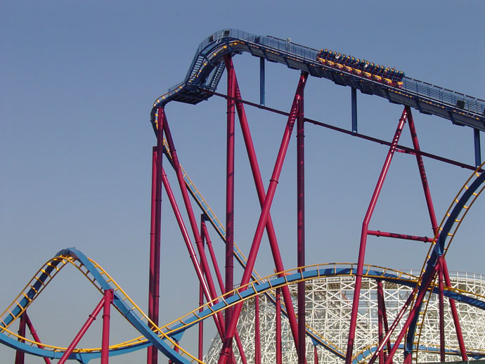 Scream photo from Six Flags Magic Mountain - CoasterBuzz