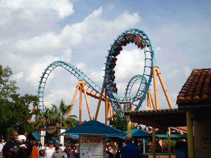 Boomerang photo from Six Flags Fiesta Texas