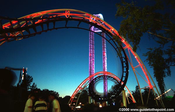 Corkscrew photo from Cedar Point