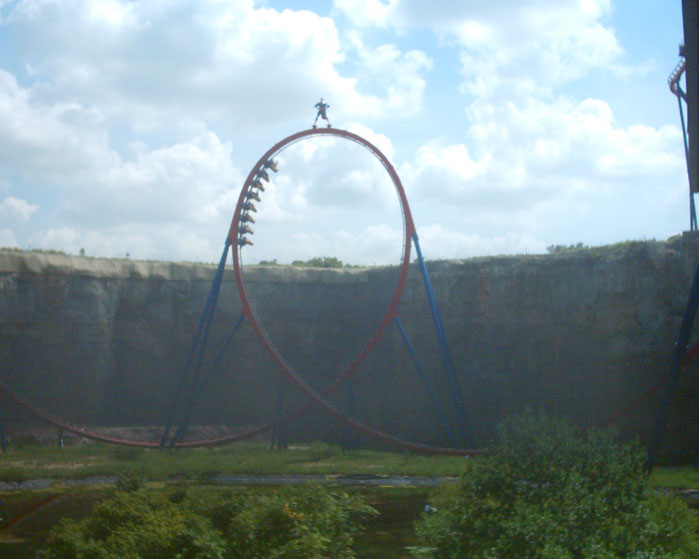 Superman Krypton Coaster photo from Six Flags Fiesta Texas