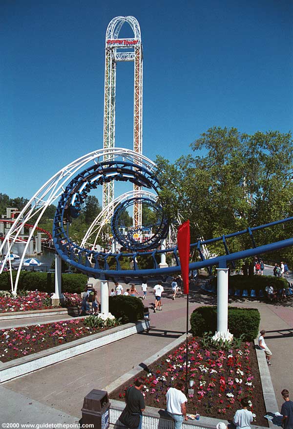 Corkscrew photo from Cedar Point