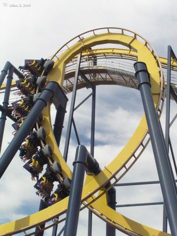 Batman: The Ride photo from Six Flags Over Texas