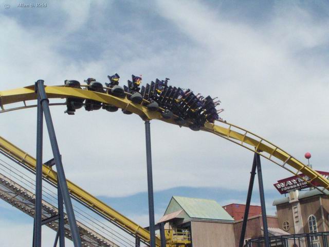 Batman: The Ride photo from Six Flags Over Texas