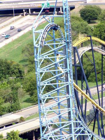 Mr. Freeze: Reverse Blast photo from Six Flags Over Texas