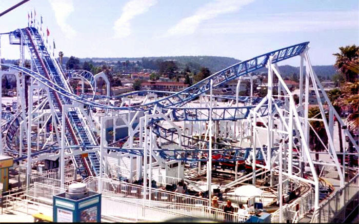 Hurricane photo from Santa Cruz Beach Boardwalk