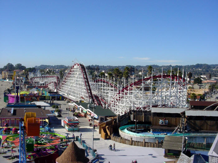 Giant Dipper photo from Santa Cruz Beach Boardwalk