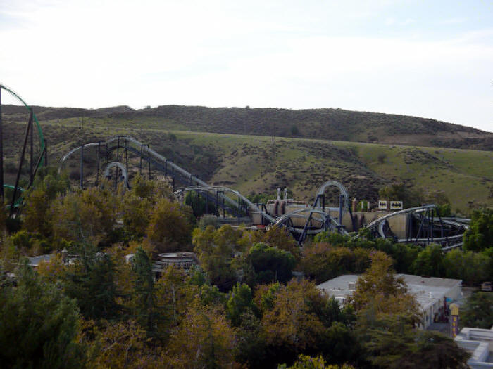 Batman: The Ride photo from Six Flags Magic Mountain