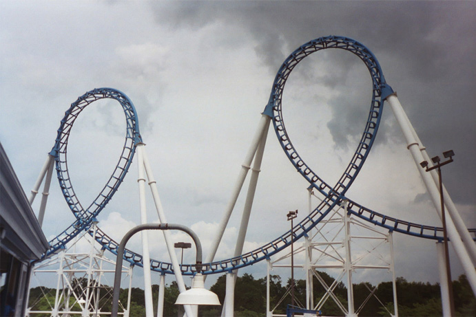 Shockwave photo from Six Flags Great America