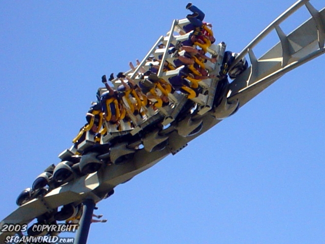 Batman: The Ride photo from Six Flags Magic Mountain