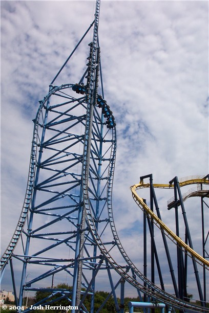 Mr. Freeze: Reverse Blast photo from Six Flags Over Texas