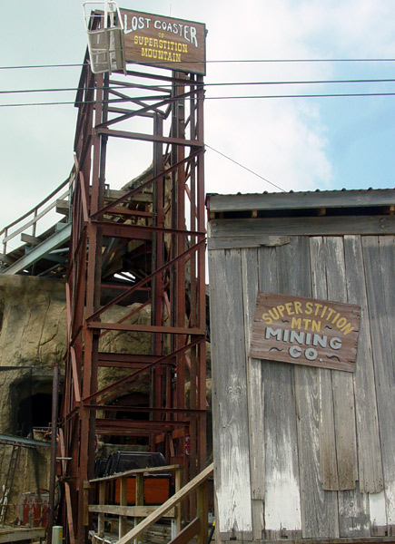 Lost Coaster of Superstition Mountain, The photo from Indiana Beach