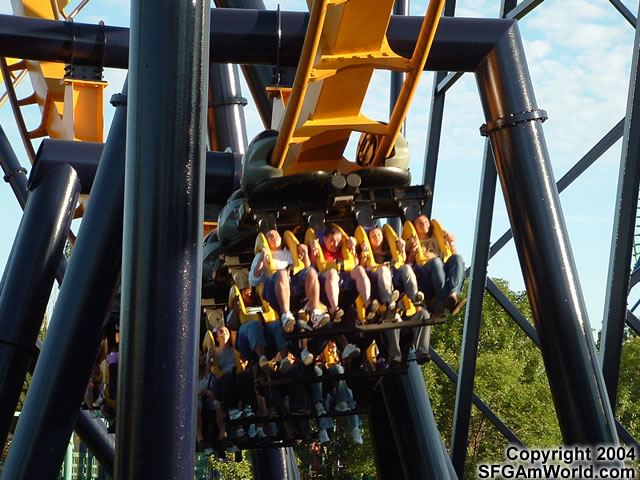 Batman: The Ride photo from Six Flags Great America