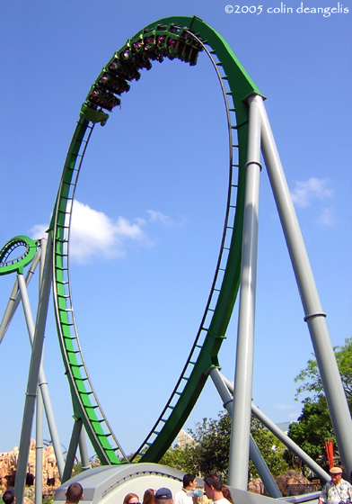 Incredible Hulk, The photo from Islands of Adventure - CoasterBuzz