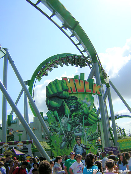 Incredible Hulk, The photo from Islands of Adventure