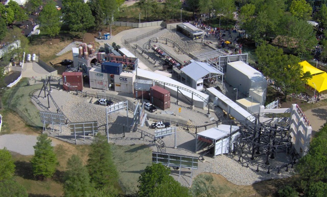 Italian Job Stunt Track photo from Kings Island