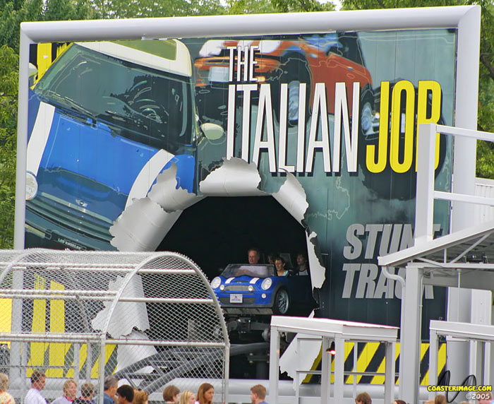 Italian Job Stunt Track photo from Kings Island