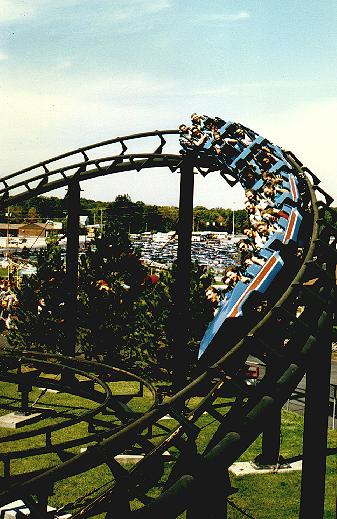 Corkscrew photo from Geauga Lake