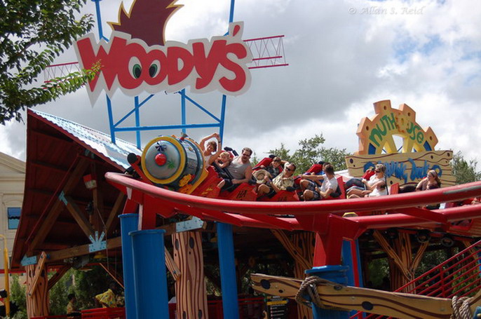 Woody Woodpecker Nuthouse Coaster photo from Universal Studios Florida