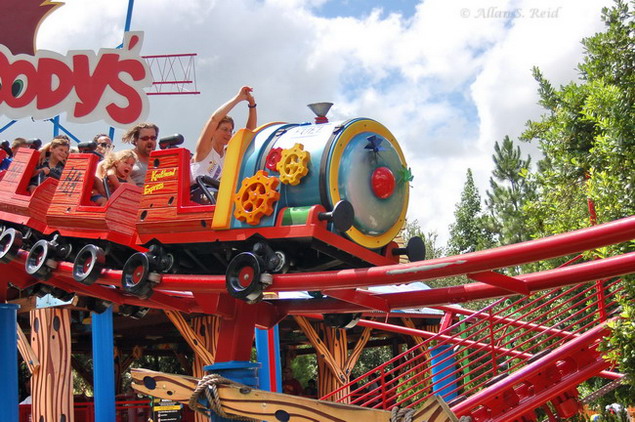 Woody Woodpecker Nuthouse Coaster photo from Universal Studios Florida