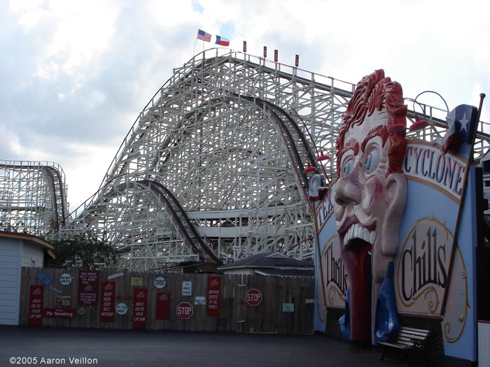 Texas Cyclone photo from Six Flags Astroworld