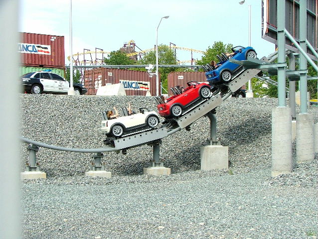 Italian Job Stunt Coaster photo from Kings Dominion