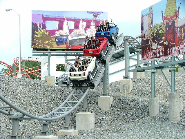 Italian Job Stunt Coaster photo from Kings Dominion