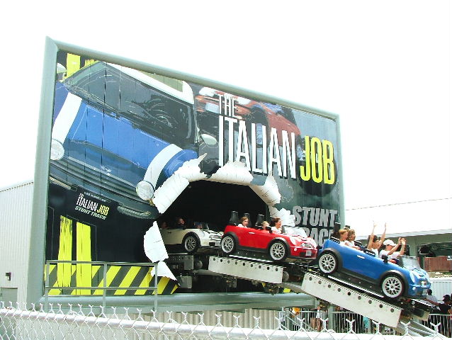 Italian Job Stunt Coaster photo from Kings Dominion