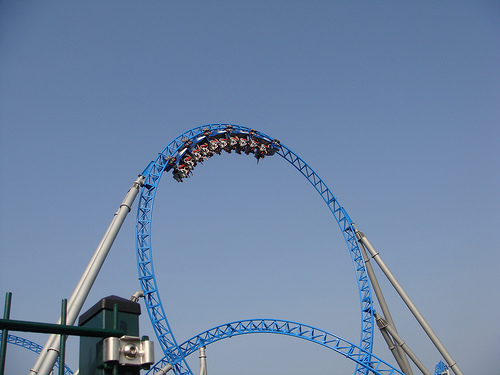 blue fire Megacoaster photo from Europa Park