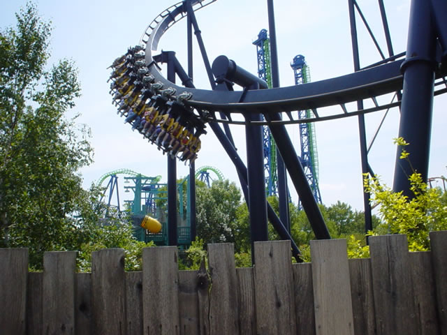 Batman: The Ride photo from Six Flags Great America