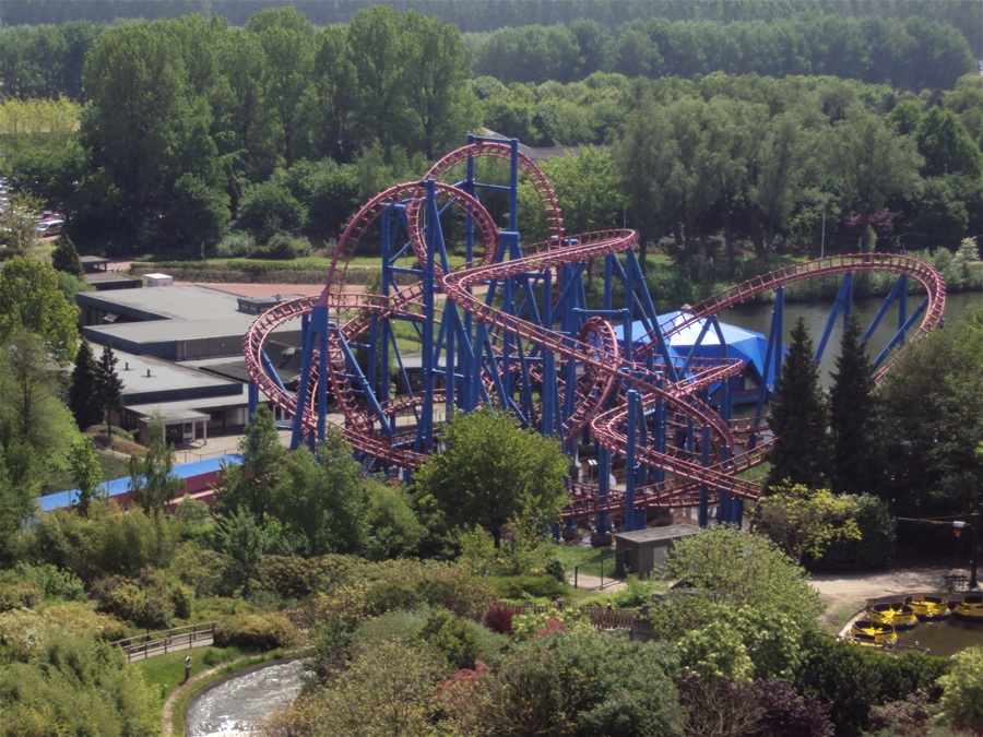 Superman: The Ride photo from Walibi World