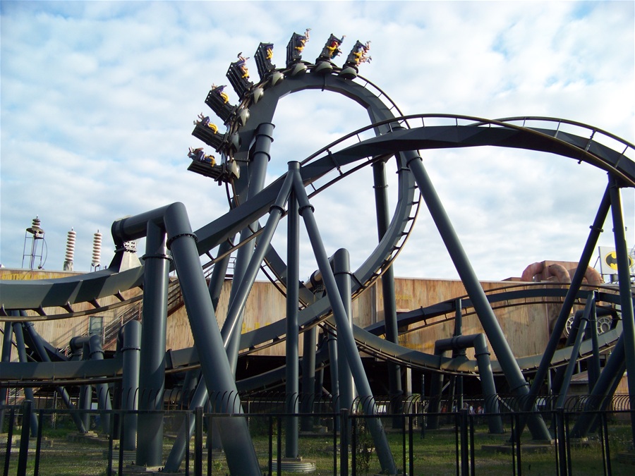 Batman: The Ride photo from Six Flags St. Louis