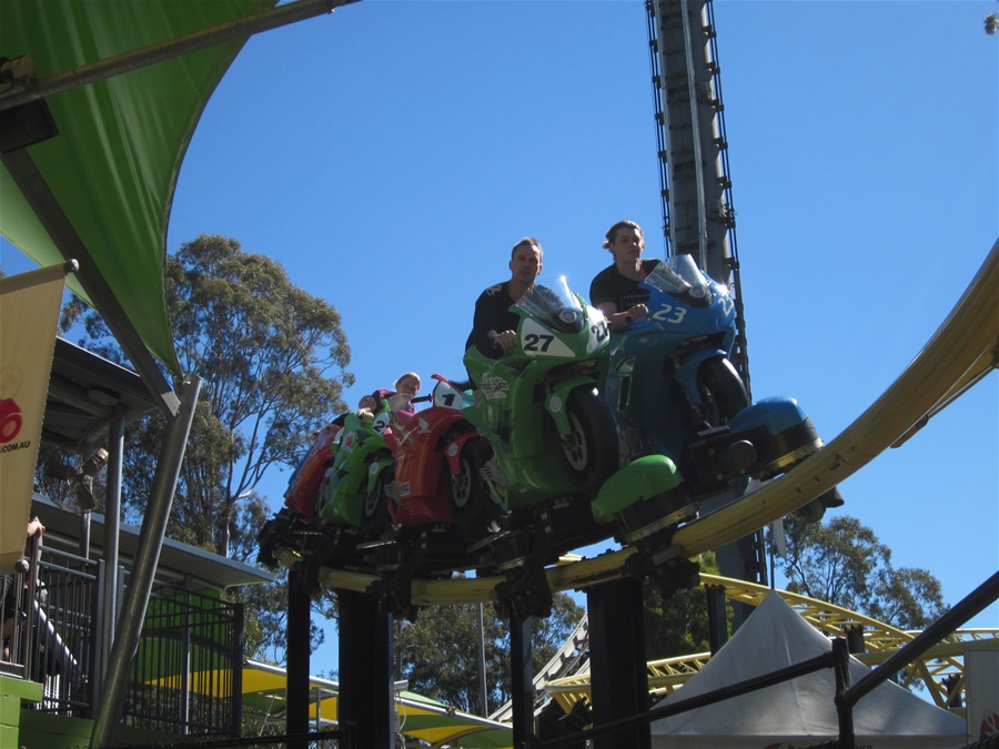 Mick Doohan Motocoaster photo from Dreamworld