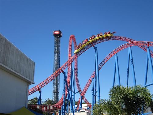 Superman Escape photo from Warner Bros. Movie World Australia