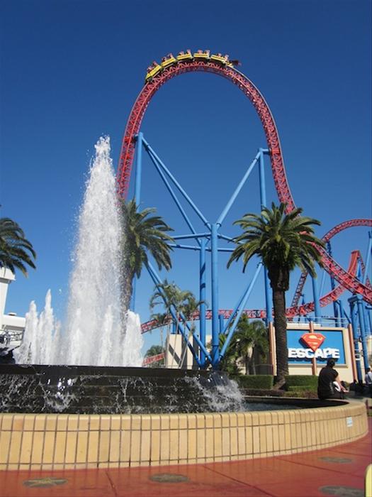 Superman Escape photo from Warner Bros. Movie World Australia