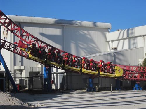 Superman Escape photo from Warner Bros. Movie World Australia