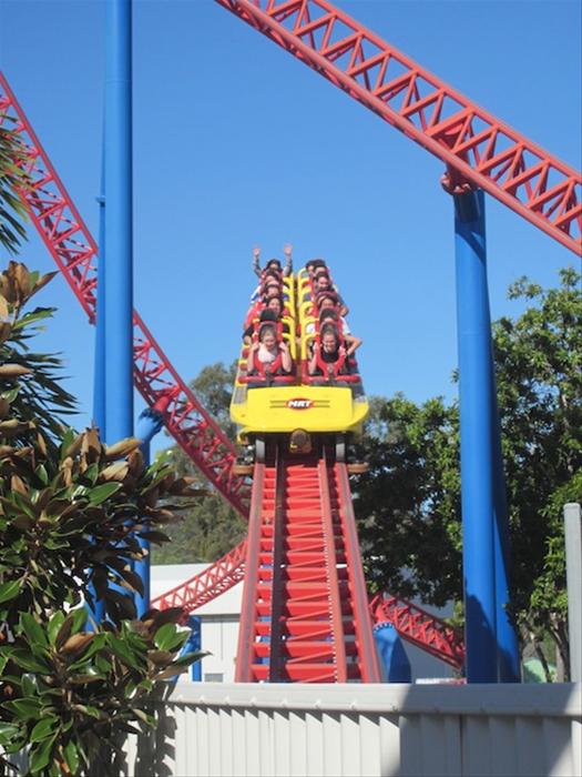 Superman Escape photo from Warner Bros. Movie World Australia