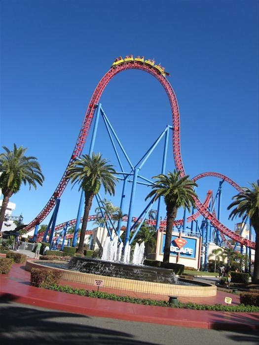 Superman Escape photo from Warner Bros. Movie World Australia