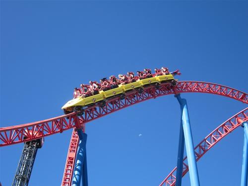 Superman Escape photo from Warner Bros. Movie World Australia