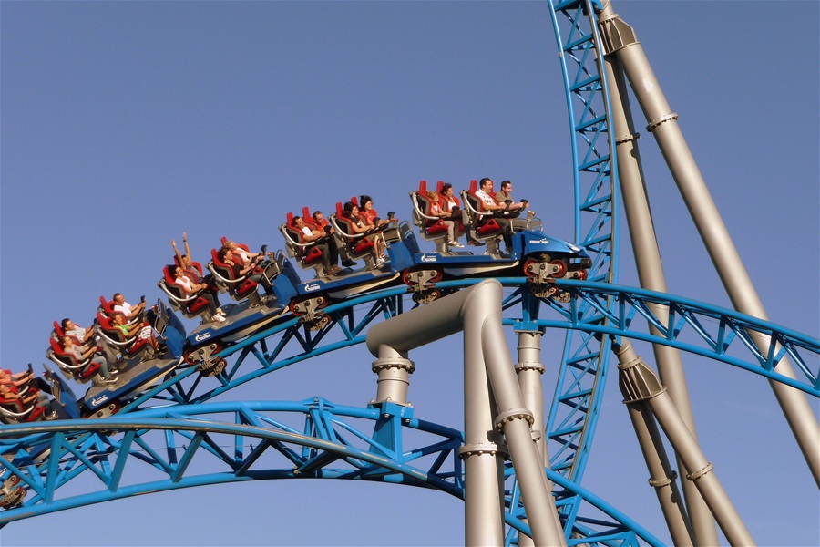 blue fire Megacoaster photo from Europa Park