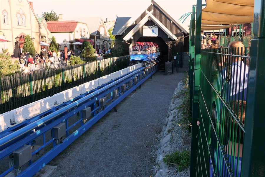 blue fire Megacoaster photo from Europa Park